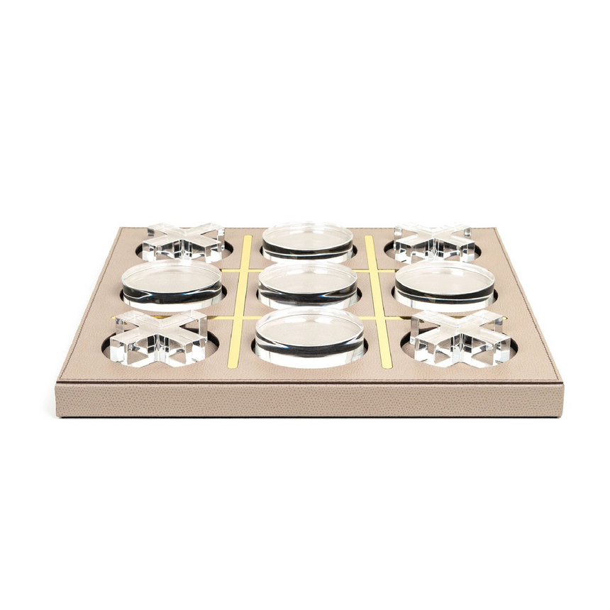 Calf Leather Board Game | Pinetti Boston Tris | Italianfurniture.com