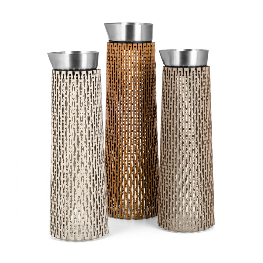 Leather-Wrapped Glass Carafe | Pinetti Sophie | Italianfurniture.com