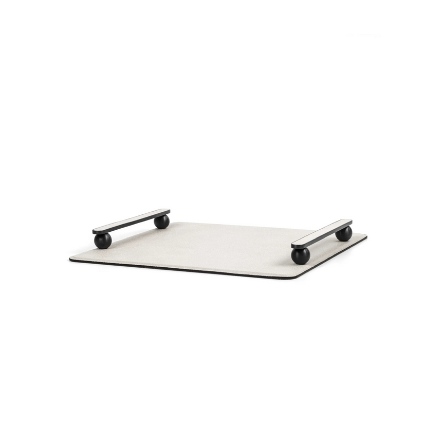 Leather Tray With Handles | Pinetti Pamphili | Italianfurniture.com
