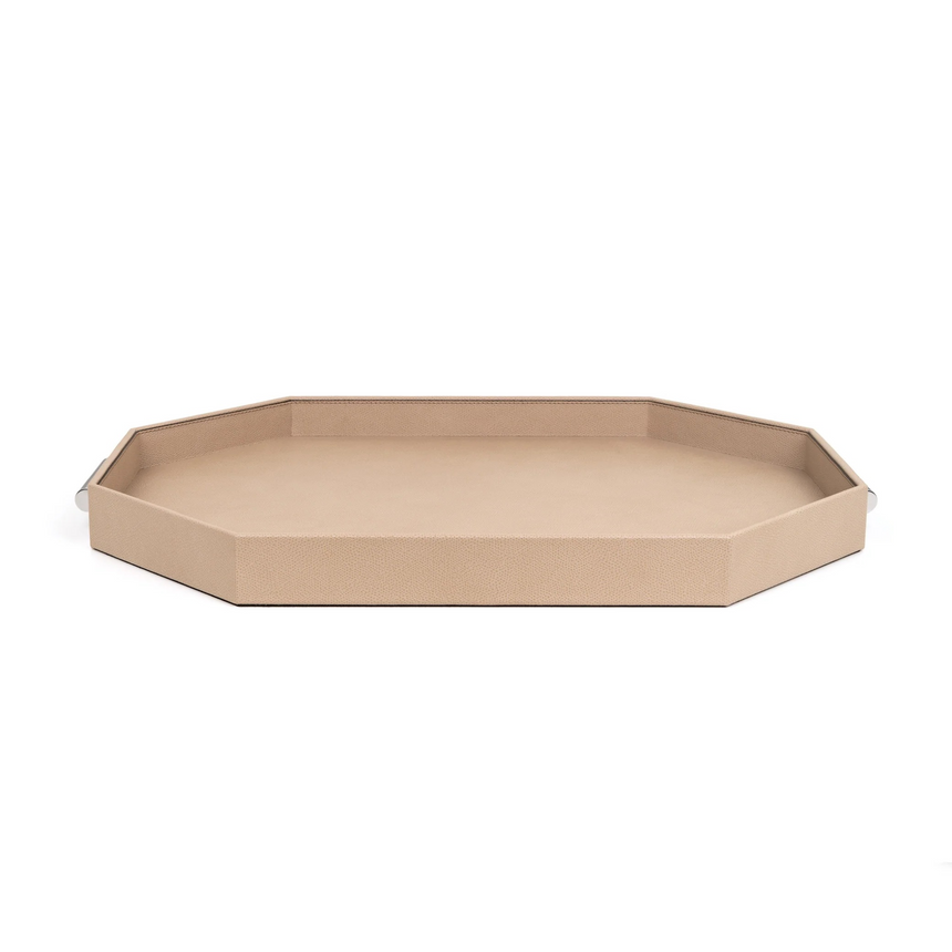 Hexagonal Leather Tray | Pinetti Grace | Italianfurniture.com