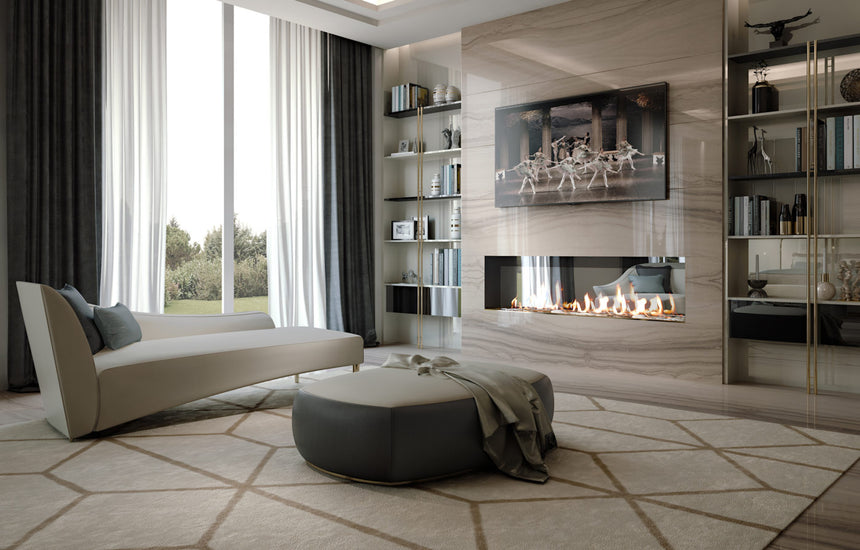 Hexagonal Patterned Wool Carpet | Bizzotto Italia Pyramid