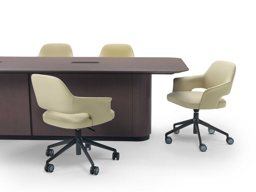 Cut-Out Design Swivel Chair | Marelli Amy