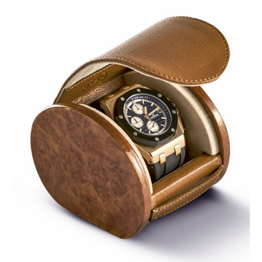 Adjustable Luxury Leather Travel Watch Case | Agresti Cussino | Italianfurniture.com
