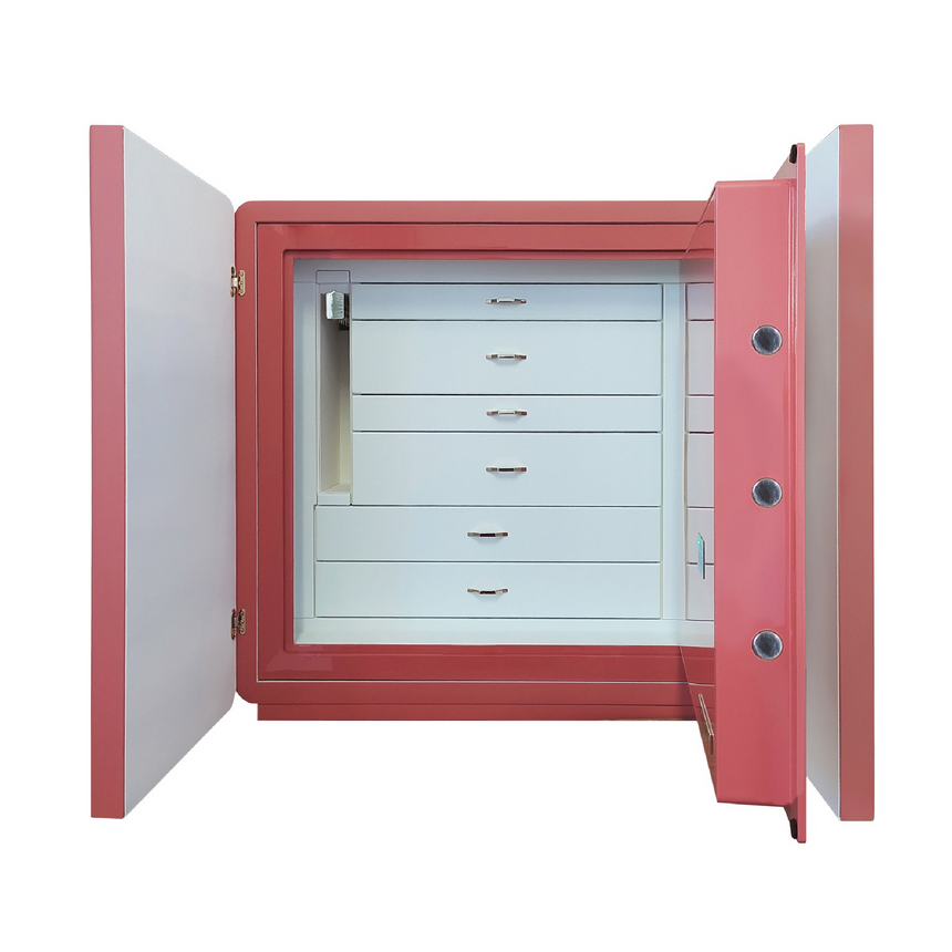 Hand-Threaded Leather Jewelry Cabinet | Agresti Piccolo Intreccio | Italianfurniture.com