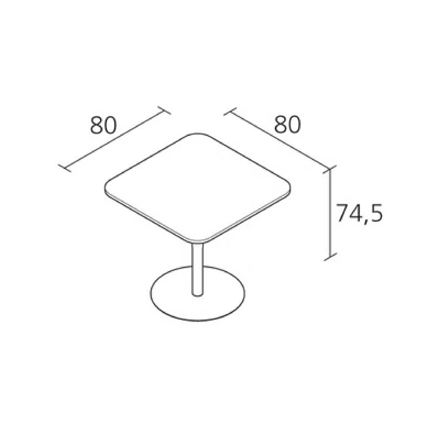 Square Dining Table XL | Alias Atlas | Italianfurniture.com
