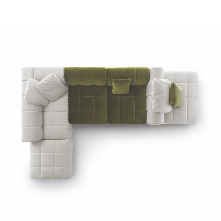 Modular Square Stitched Sofa | Arflex Strips | Italianfurniture.com
