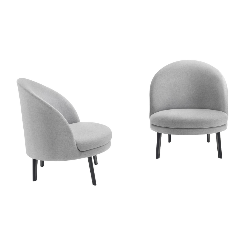 Curved Lounge Chair | Arflex Jules | Italianfurniture.com