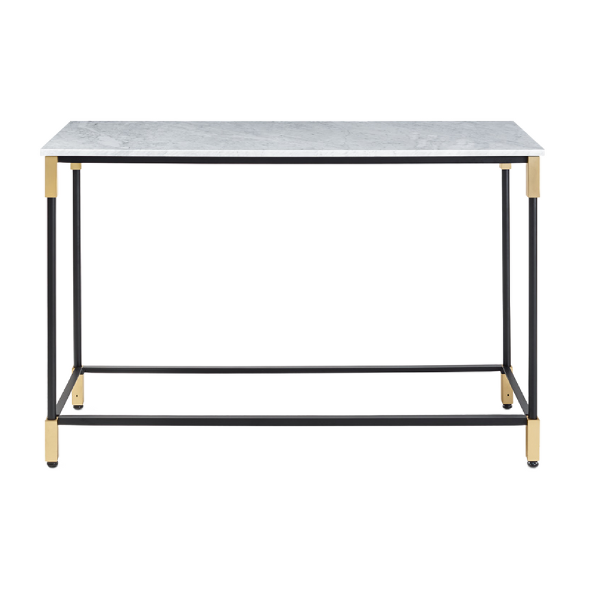 Brass Accent Console Table | Arflex Match | Italianfurniture.com