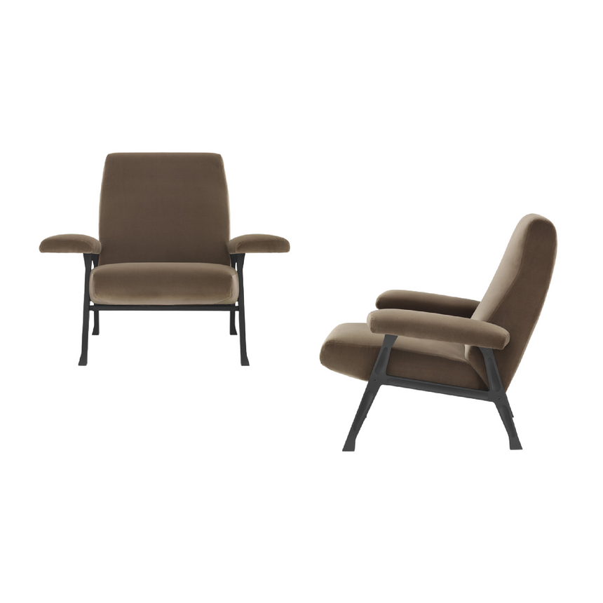 Upholstered Classic Lounge Armchair | Arflex Hall | Italianfurniture.com