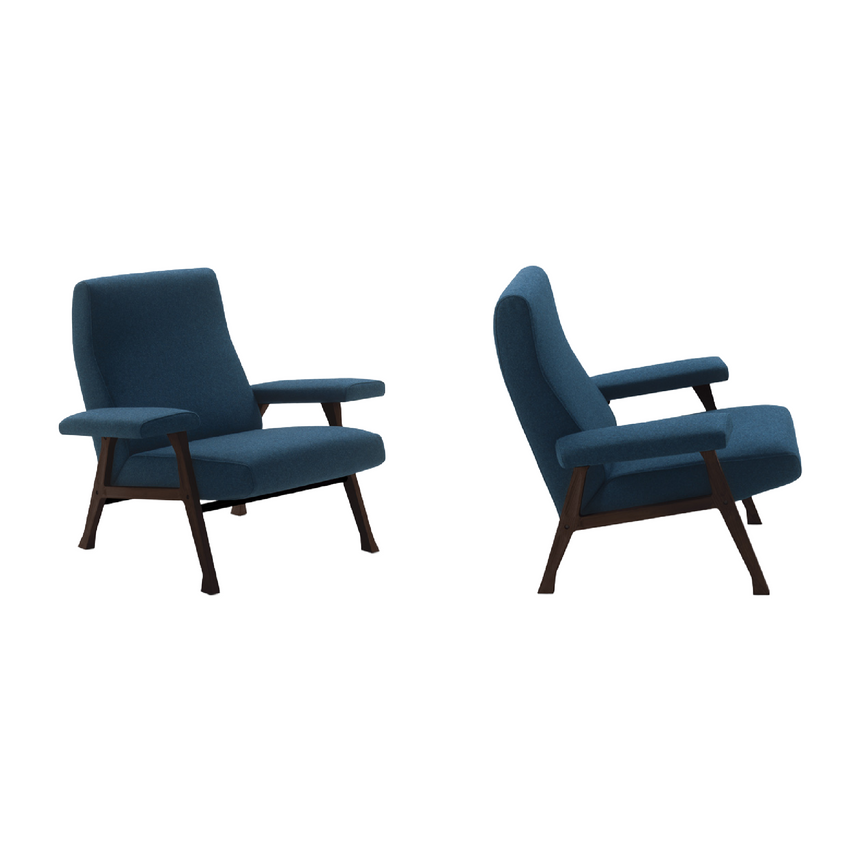 Upholstered Classic Lounge Armchair | Arflex Hall | Italianfurniture.com