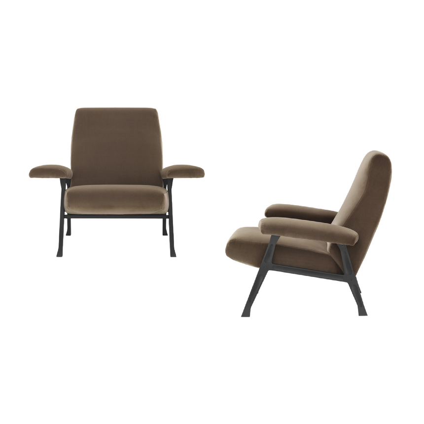 Upholstered Classic Lounge Armchair | Arflex Hall | Italianfurniture.com