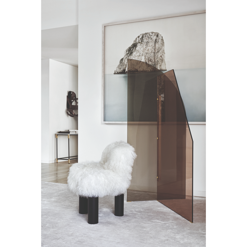 Colored Glass Room Divider | Arflex Vela | Italianfurniture.com