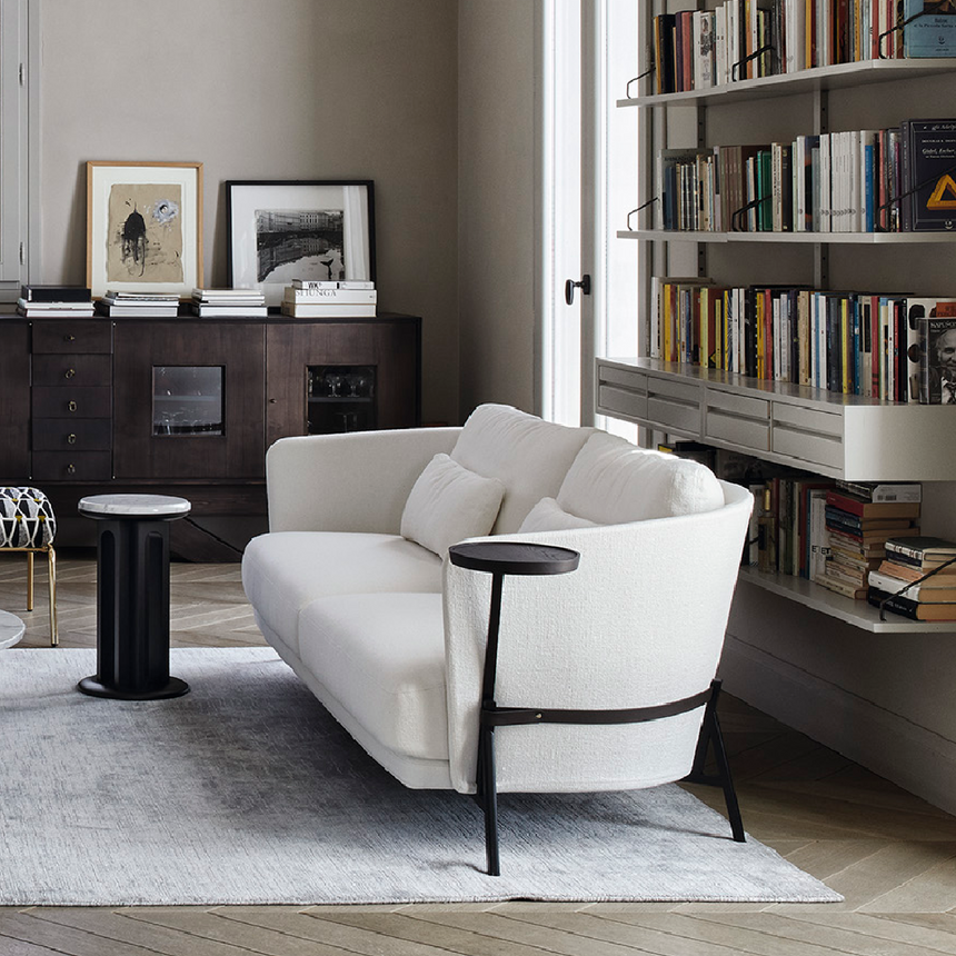 Neutral Toned Minimalist Sofa | Arflex Cradle | Italianfurniture.com