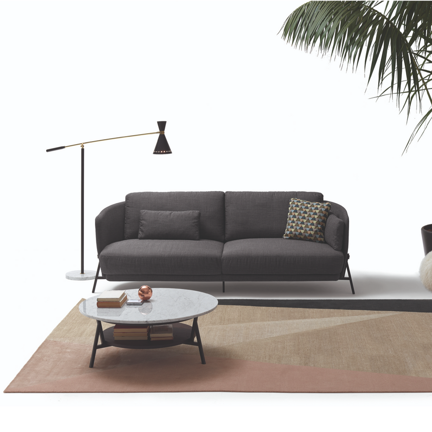 Neutral Toned Minimalist Sofa | Arflex Cradle | Italianfurniture.com