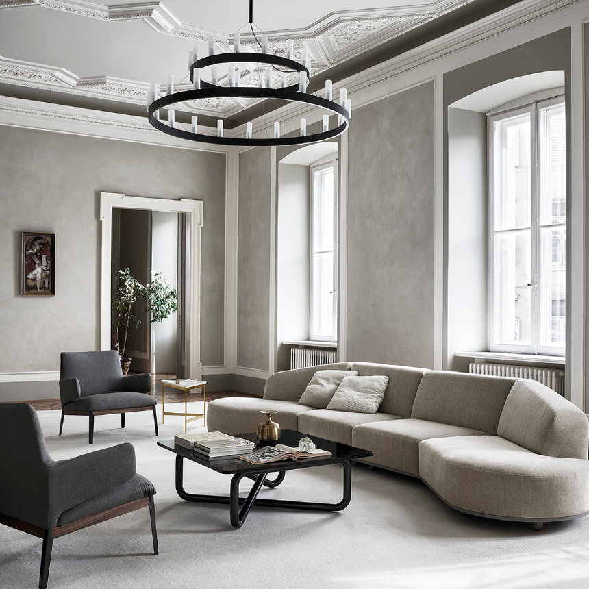 Triangular Side Table | Arflex .Capilano | italianfurniture.com