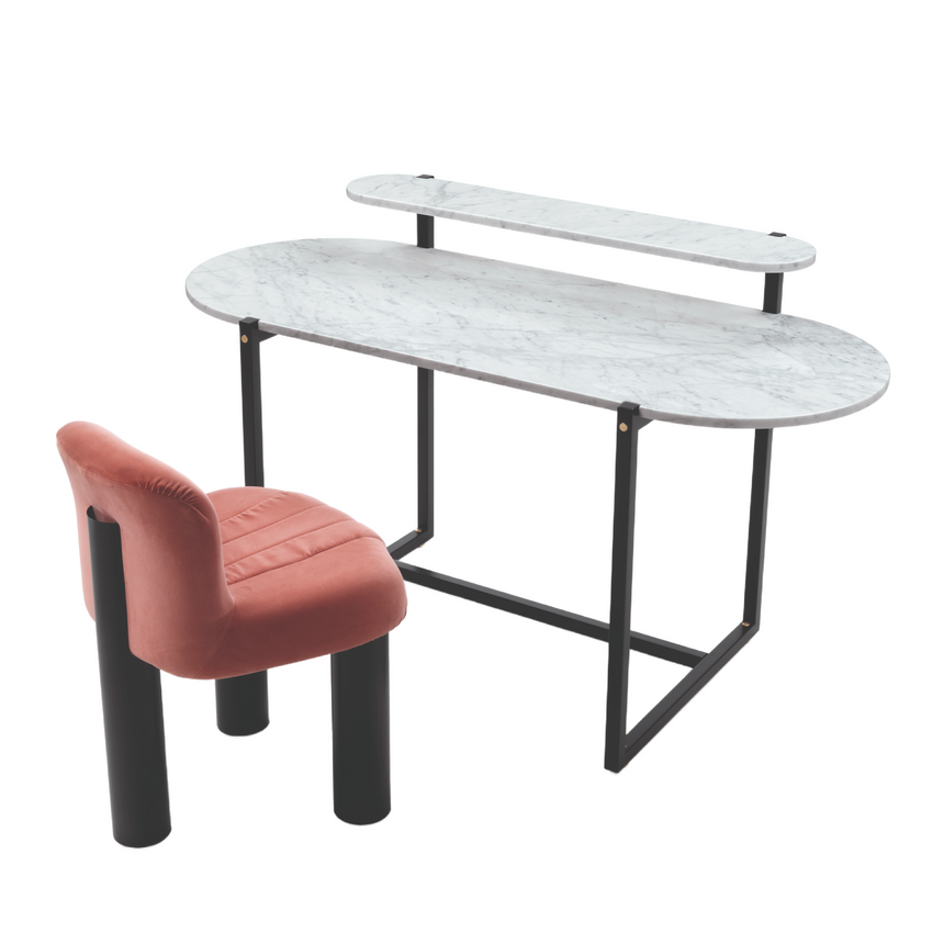 Oval Shelf Writing Desk | Arflex Sigmund | Italianfurniture.com