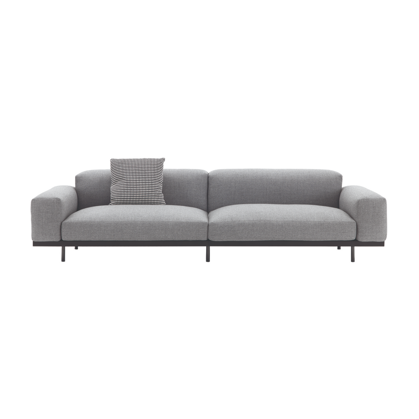 Wood-Frame Upholstered Sofa | Arflex Naviglio