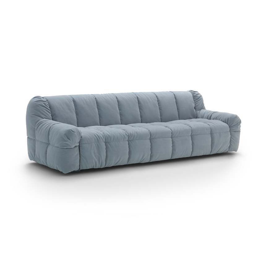 Chanelled Fabric Sofa | Arflex Strips 77 | Italianfurniture.com