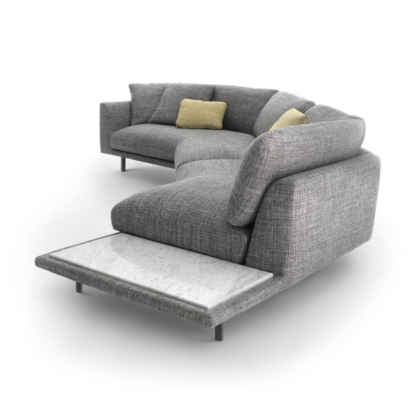 Minimalist Modular Sofa With Table | Arflex | Italianfurniture.com
