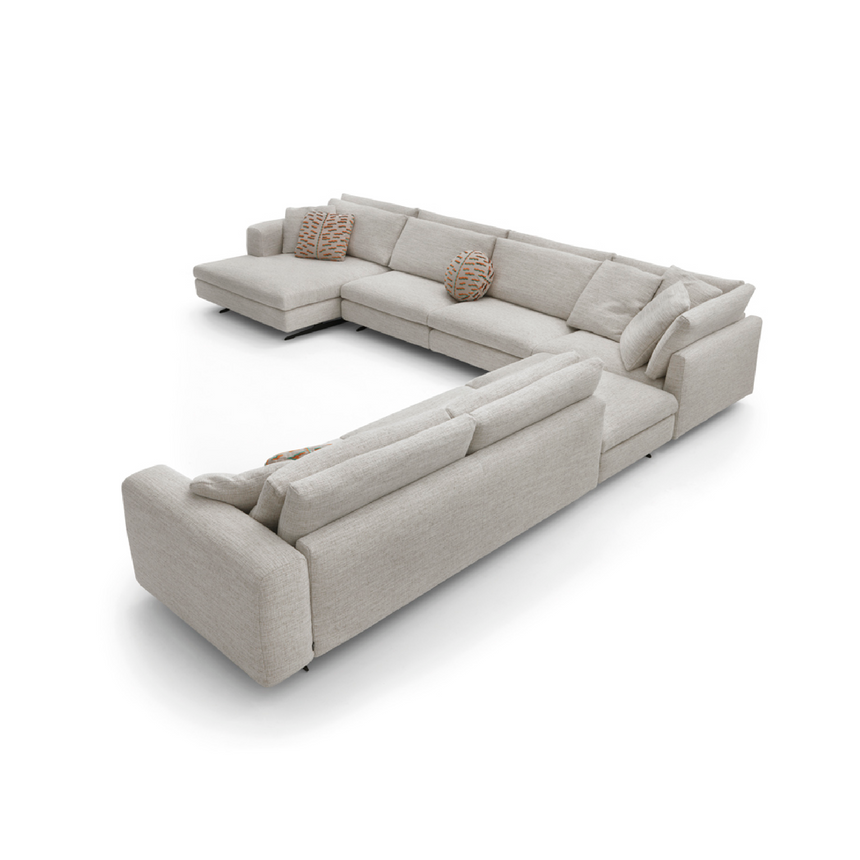 Modular Sofa with Ottoman | Arflex Leenus | Italianfurnture.com
