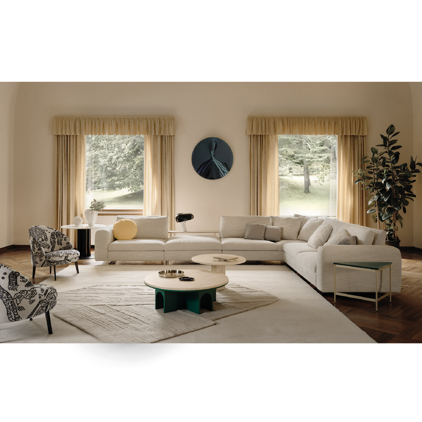 Modular Sofa with Ottoman | Arflex Leenus | Italianfurnture.com