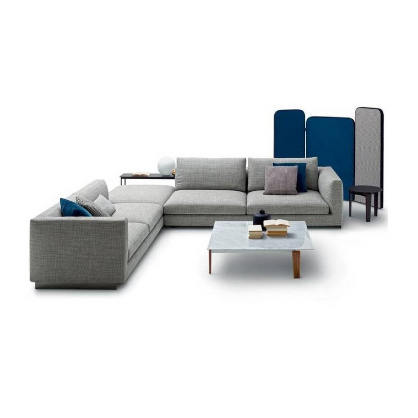 Corner Unit Sofa with Ottoman | Arflex Rendez-Vous (Composition R10)