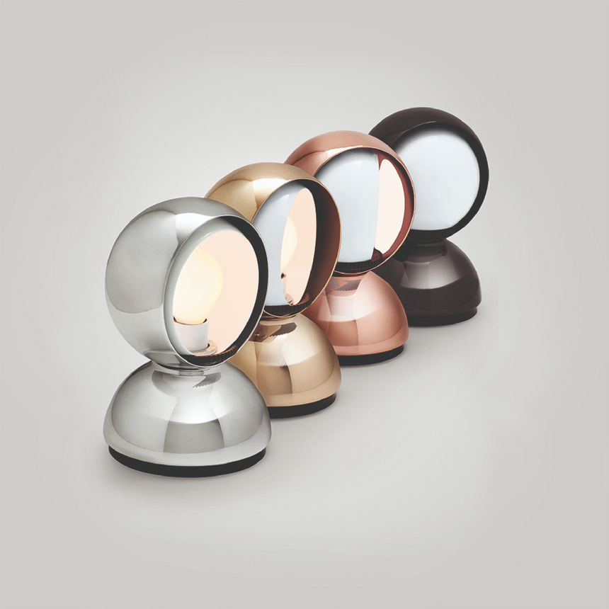 Metal Rotating Table Lamp | Artemide Eclisse | Italianfurniture.com