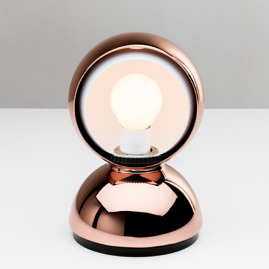 Metal Rotating Table Lamp | Artemide Eclisse | Italianfurniture.com