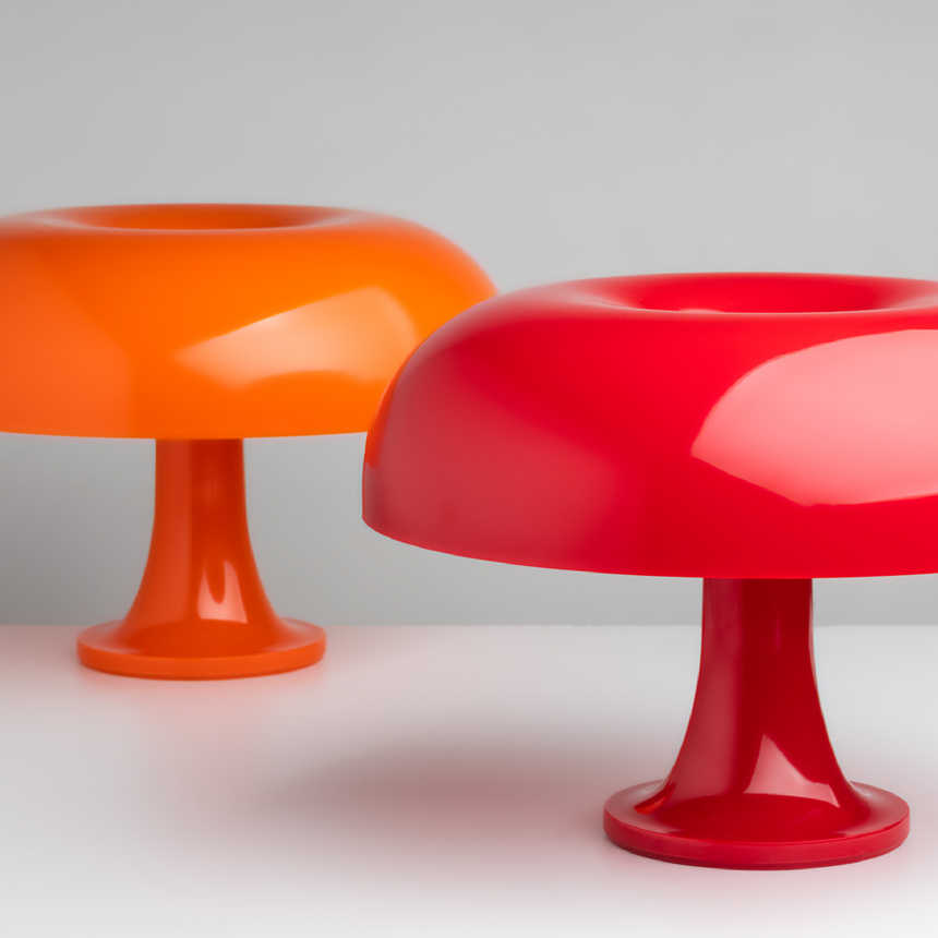 Mushroom-Shaped Mini Table Lamp | Artemide Nessino | Italianfurniture.com
