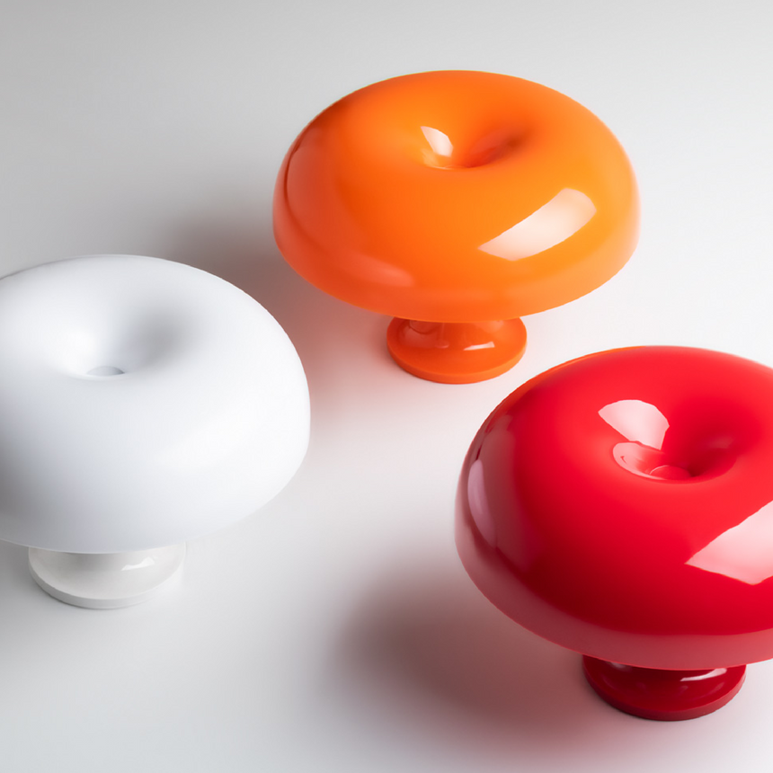 Mushroom-Shaped Mini Table Lamp | Artemide Nessino | Italianfurniture.com