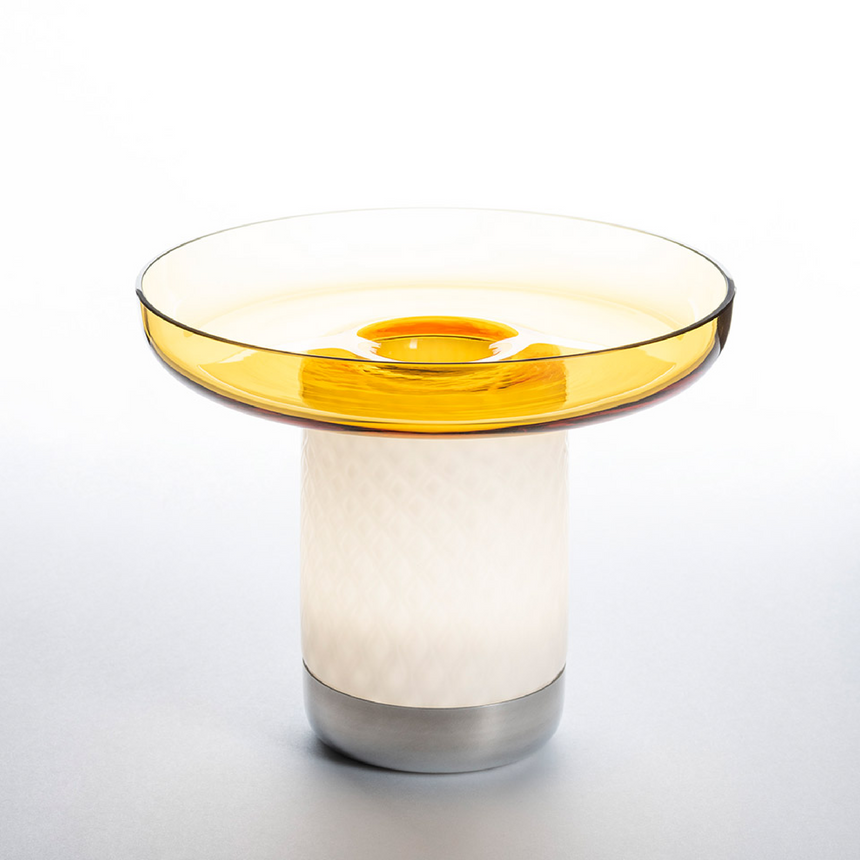 Venetian Glass Plate Table Lamp | Artemide Bonta | Italianfurniture.com