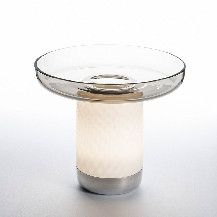 Venetian Glass Plate Table Lamp | Artemide Bonta | Italianfurniture.com