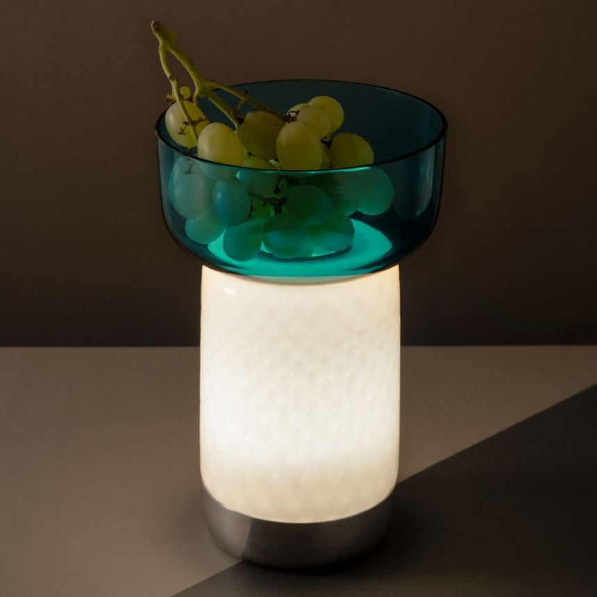 Venetian Glass Bowl Table Lamp | Artemide Bonta | Italianfurniture.com