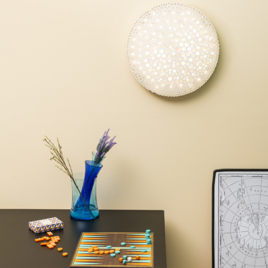 Honeycomb Round Ceiling Lamp | Artemide Calipso | Italianfurniture.com