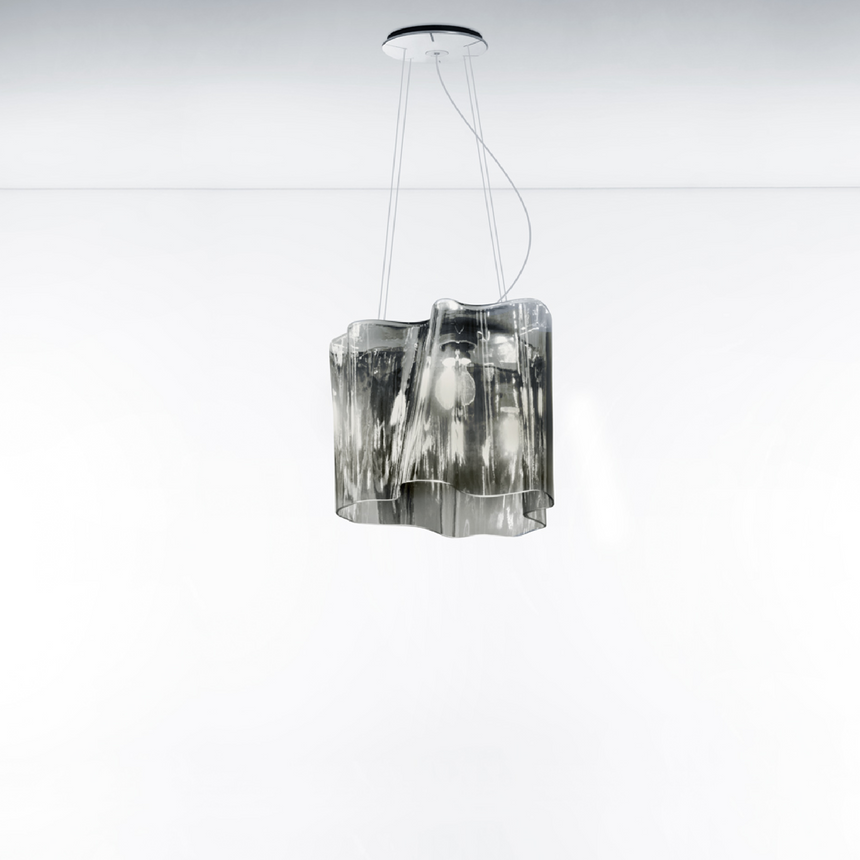 Organic-Shaped Glass Pendant Lamp | Artemide Logico | ItalianFurniture.com