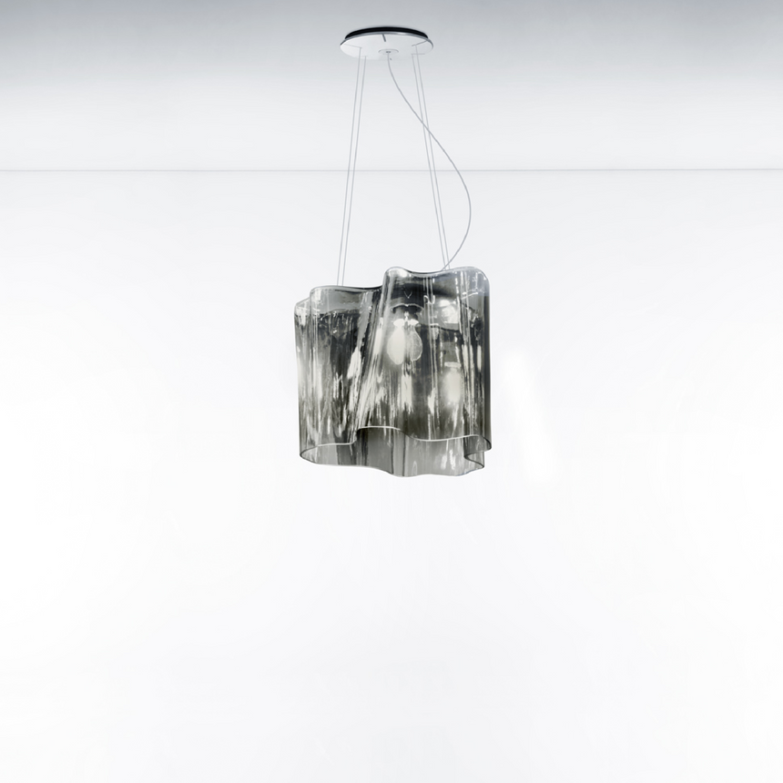 Organic-Shaped Glass Pendant Lamp | Artemide Logico | ItalianFurniture.com