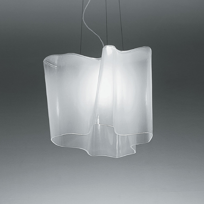 Organic-Shaped Glass Pendant Lamp | Artemide Logico | ItalianFurniture.com