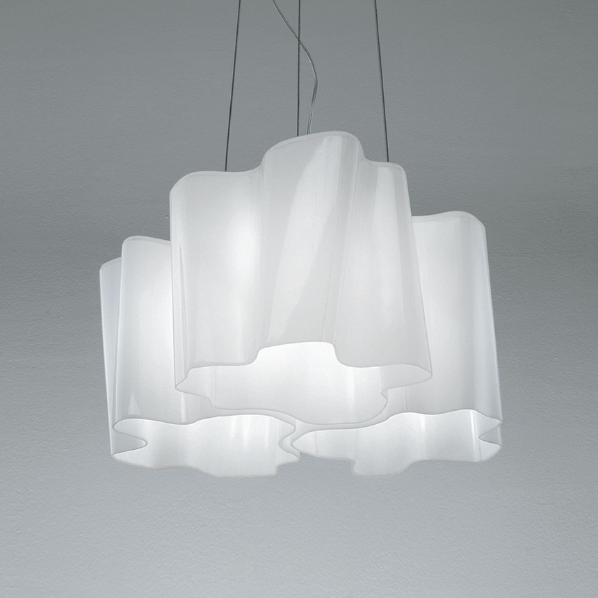 Triple Nested Glass Pendant Lamp | Artemide Logico | Italianfurniture.com