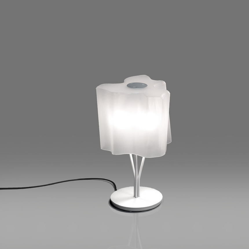 Organic-Shaped Glass Table Lamp | Artemide Logico | Italianfurniture.com