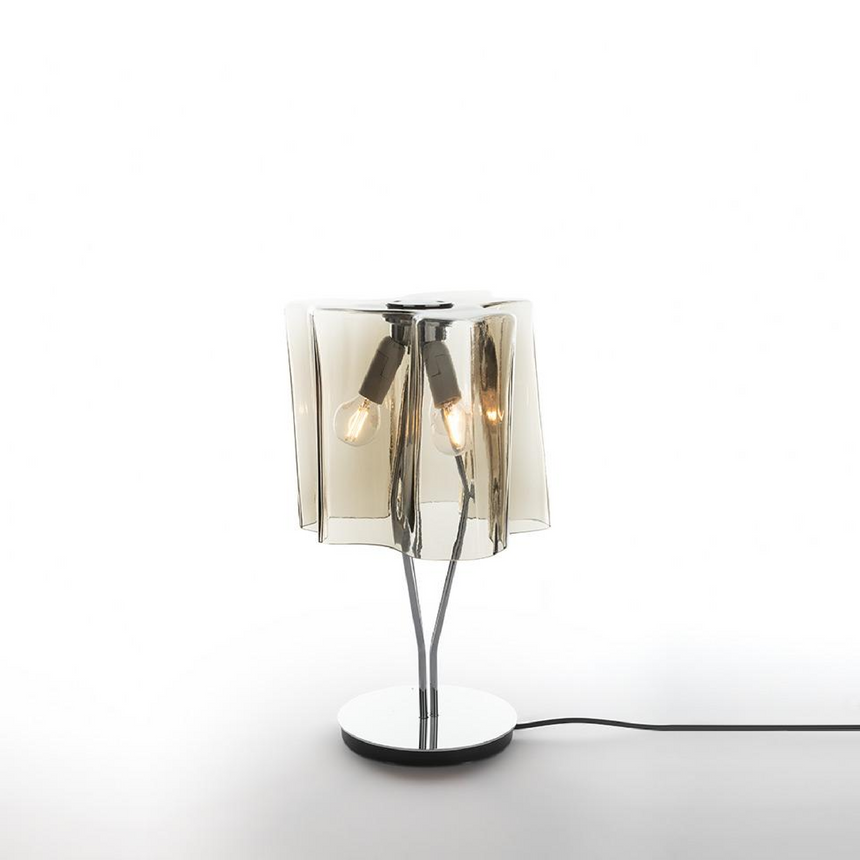 Organic-Shaped Glass Table Lamp | Artemide Logico | Italianfurniture.com