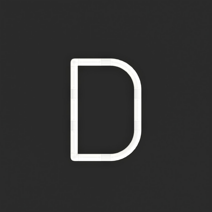 Letters Mini Wall lamp | Artemide Alphabet of Light | Italianfurniture.com