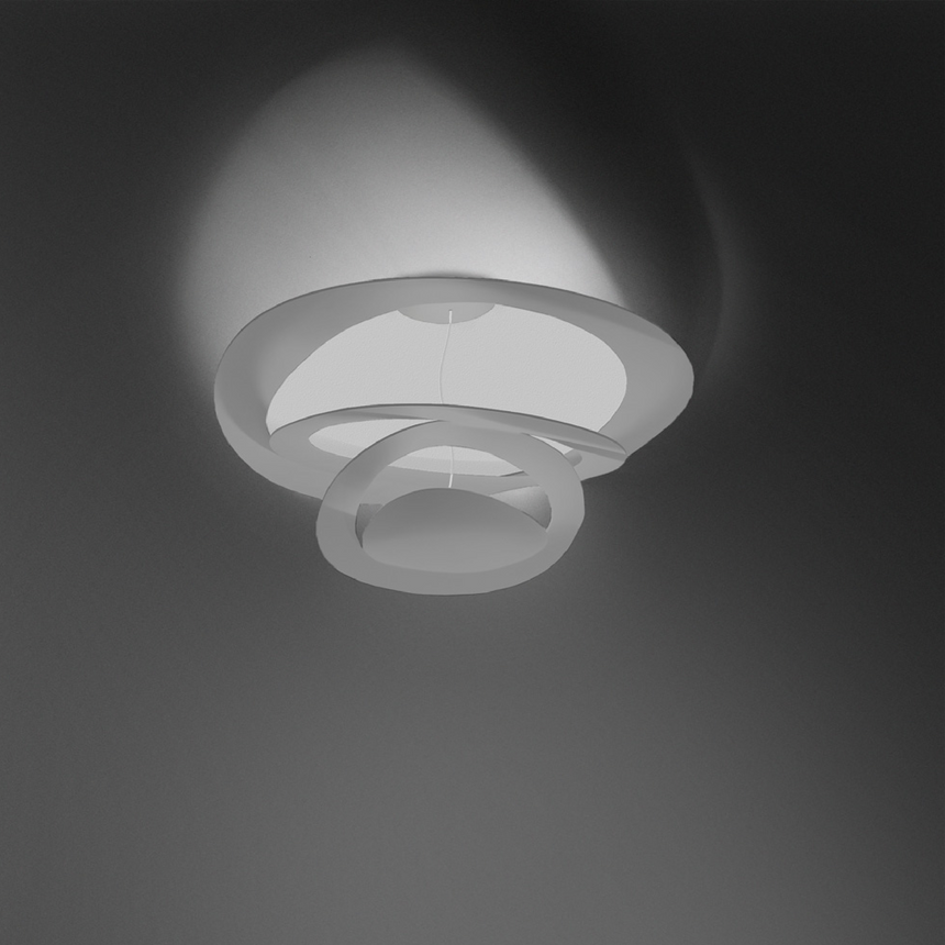 Spiral Aluminum Ceiling Lamp | Artemide Pirce | ItalianFurniture.com