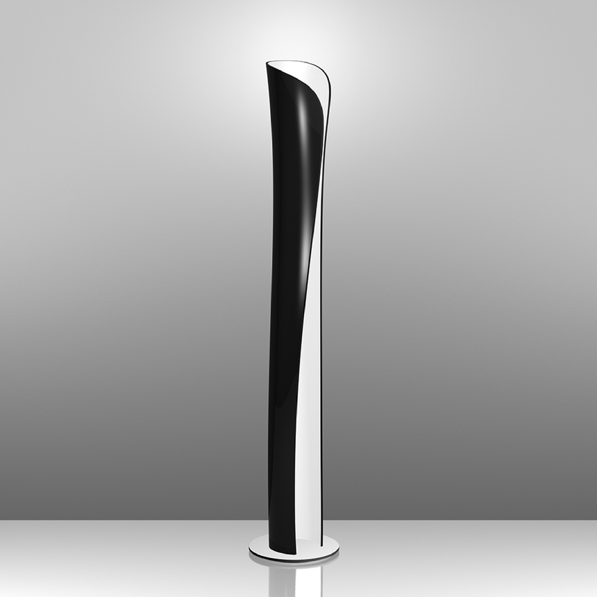 Curved Aluminum Floor Lamp | Artemide Cadmo | Italianfurniture.com