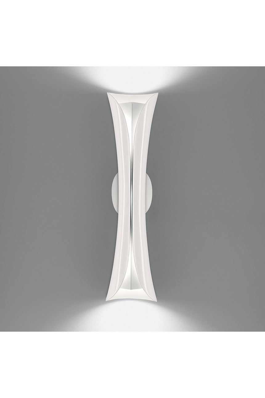 Curved Aluminum Wall Lamp | Artemide Cadmo | Italianfurniture.com