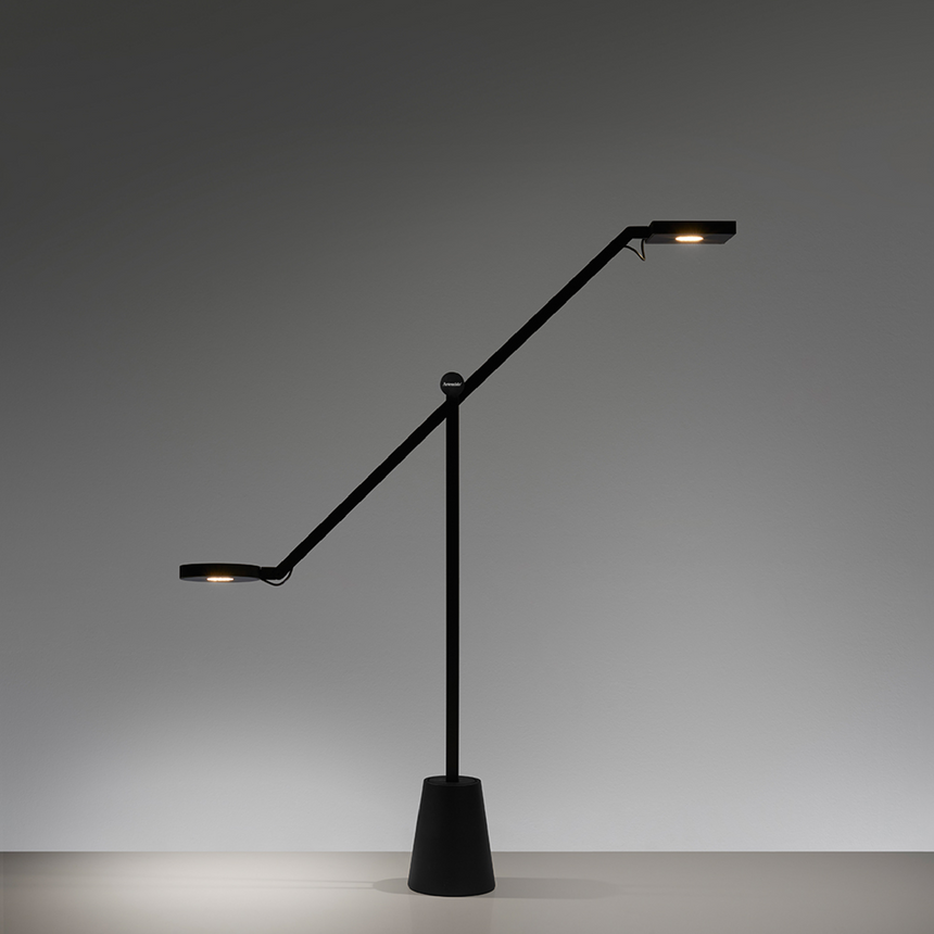 Dual Head Adjustable Table Lamp | Artemide Equilibrist | Italianfurniture.com