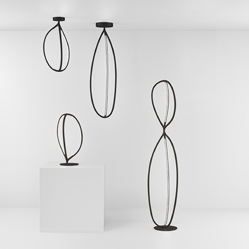 Organic-Shaped Floor Lamp | Artemide Arrival | Italianfurniture.com