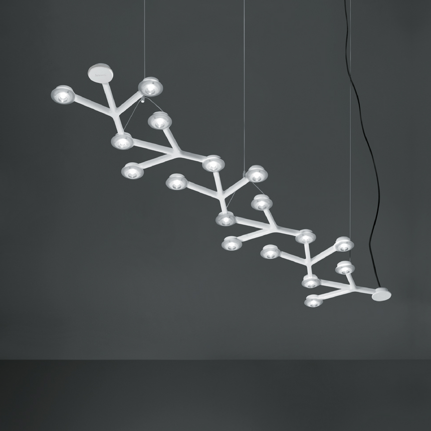 Connected Aluminum Pendant Lamp | Artemide Led Net | Italianfurniture.com