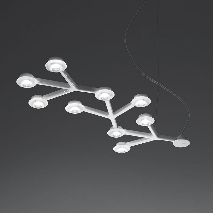 Connected Aluminum Pendant Lamp | Artemide Led Net | Italianfurniture.com