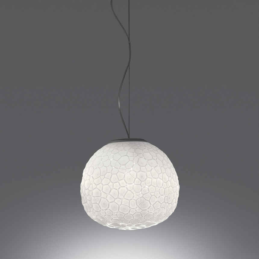Artistic Glass Sphere Pendant Lamp | Artemide Meteorite | Italianfurniture.com