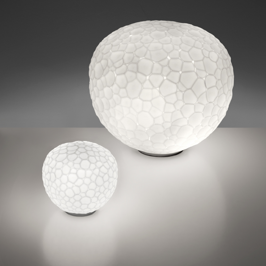 Double-Layered Glass Table Lamp | Artemide Meteorite | Italianfurniture.com